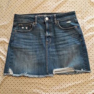 Denim miniskirt